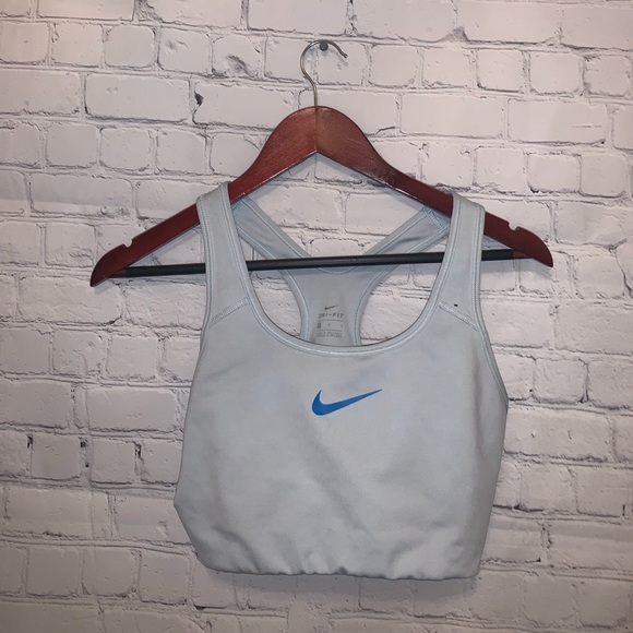 Nike Other - Nike Dri Fit Gray & Blue Sports bra size L